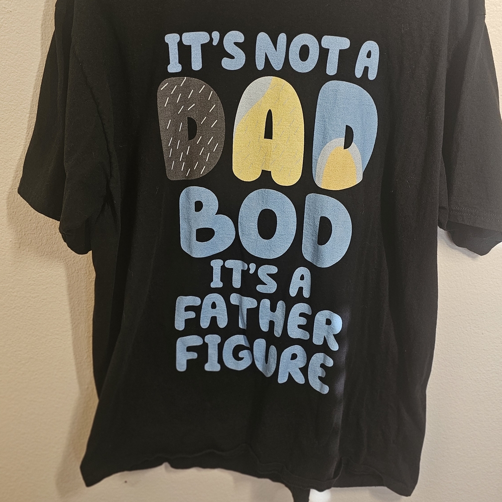 "Bluey" Inspired Black T-Shirt with Humorous Text